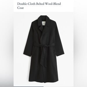 Abercrombie Double cloth wool blended coat